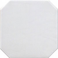 3 EQUIPE octagon blanco mate 20x20