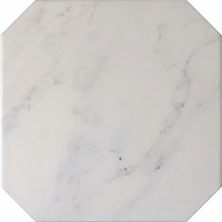 3 EQUIPE octagon marmol blanco 20x20