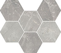  мозаика ITALON charme evo imperiale mosaico hexagon нат (1шт=0,05м2) 25x29