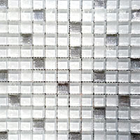  мозаика ORRO glass vesta white 30x30x0.8