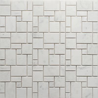  мозаика ORRO stone bianco carrara random square 30.5x30.5x0.1