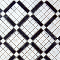  мозаика ORRO stone diagonal carrara pol 37x37x0.1