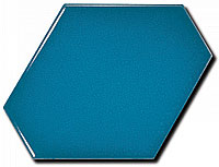 керамическая плитка настенная EQUIPE scale benzene electric blue 10.8x12.4