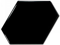 керамическая плитка настенная EQUIPE scale benzene black 10.8x12.4