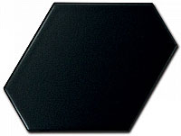 керамическая плитка настенная EQUIPE scale benzene black matt 10.8x12.4
