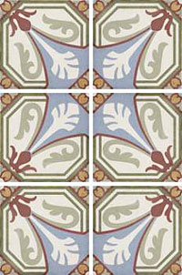 керамическая плитка универсальная EQUIPE art nouveau viena colour 20x20