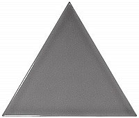 керамическая плитка настенная EQUIPE triangolo dark grey 10.8x12.4