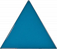 керамическая плитка настенная EQUIPE triangolo electric blue 10.8x12.4