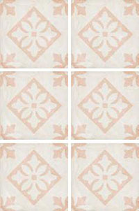 керамическая плитка универсальная EQUIPE art nouveau padua pink 20x20