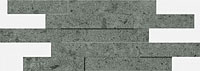12 ITALON genesis grey mosaico brick 3d (1шт=0,164м2) 28x78