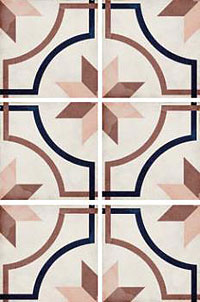 керамическая плитка универсальная EQUIPE art nouveau embassy color 20x20
