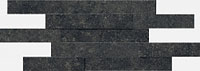 4 ITALON room stone black brick d (1шт=0,164м2) 28x78