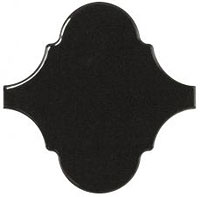 керамическая плитка настенная EQUIPE scale alhambra black 12x12