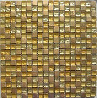 12 POLIMINO mosaic oro (stone no hole) (1.5x1.5) 30x30x0.8