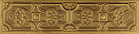 керамическая плитка настенная APARICI uptown gold toki 7.4x29.75