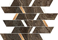 12 NAXOS rhapsody mosaic brick brown 30x32