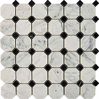  мозаика PIXEL мрамор pix209 (4.8x4.8) 30.5x30.5x0.8