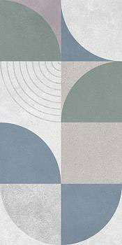 керамическая плитка настенная LAPARET atlas серый мозаика 08-00-06-2458 20x40
