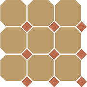 керамическая плитка универсальная TOP CER octagon 4403 oct04-1ch yellow 03-caramel dots 04 30x30