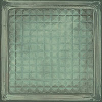 1 APARICI glass green brick brillo 20x20