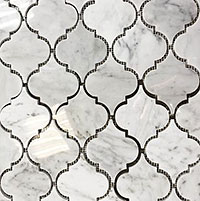  мозаика ORRO stone rovena bianco 33.5x25x8