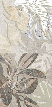  декор VITRA beton-x marble-beton цветочный (4 рис.) лап r9 30x60x0.9 - фото 2
