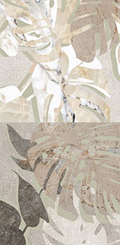 декор VITRA beton-x marble-beton цветочный (4 рис.) лап r9 30x60x0.9 - фото 3