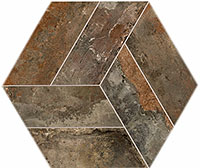 керамическая плитка универсальная MONOPOLE basalt mud 20x24