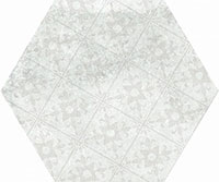 керамическая плитка напольная MONOPOLE pompeia decor blanco 20x24