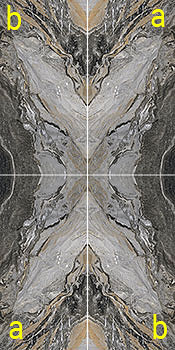 керамическая плитка универсальная FANAL orobico decor black a sshine 60x120 - фото 2