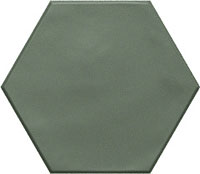 керамическая плитка универсальная RIBESALBES geometry hex green mat 15x17.3