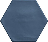 керамическая плитка универсальная RIBESALBES geometry hex navy mat 15x17.3