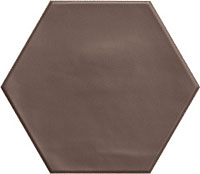 керамическая плитка универсальная RIBESALBES geometry hex brown mat 15x17.3