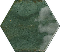 керамическая плитка настенная RIBESALBES hope hex olive glossy 15x17.3
