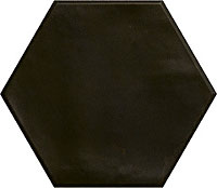 керамическая плитка универсальная RIBESALBES hope hex nero graphito mat 15x17.3
