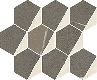 12 ITALON metropolis mosaico hexagon warm (1шт=0.06м2) 25.4x31