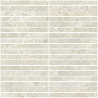 12 COLISEUMGRES da vinci white mosaico strip 30x30