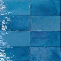 керамическая плитка настенная ABK poetry colors blue 7.5x15