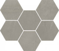 12 ITALON continuum iron mosaico hexagon 25x29