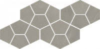  мозаика ITALON continuum iron mosaico prism 41.3x20.5