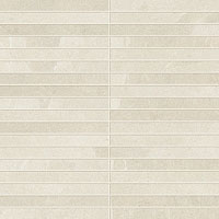 12 COLISEUMGRES ardesia white mosaico strip 30x30