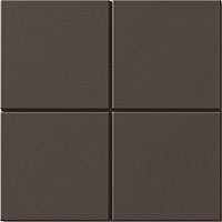керамическая плитка универсальная WOW raster grid m basalt 15x15