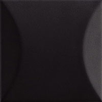 керамическая плитка настенная AVA up cuscino black matte 5x25