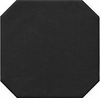 3 EQUIPE octagon negro mate 20x20