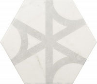 3 EQUIPE carrara hexagon flow 17.5x20