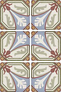 3 EQUIPE art nouveau viena colour 20x20
