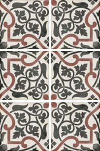 3 EQUIPE art nouveau folies bergere 20x20