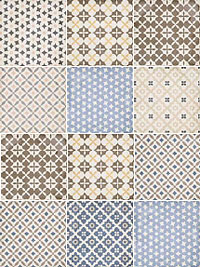 3 EQUIPE art nouveau alameda colour 20x20