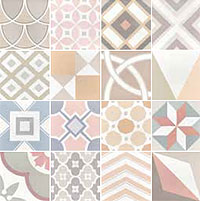 3 EQUIPE caprice patchwork pastel (16 рисунков) 20x20