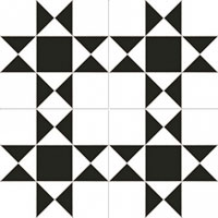 2 DUAL GRES chic cardiff white 44.5x44.5